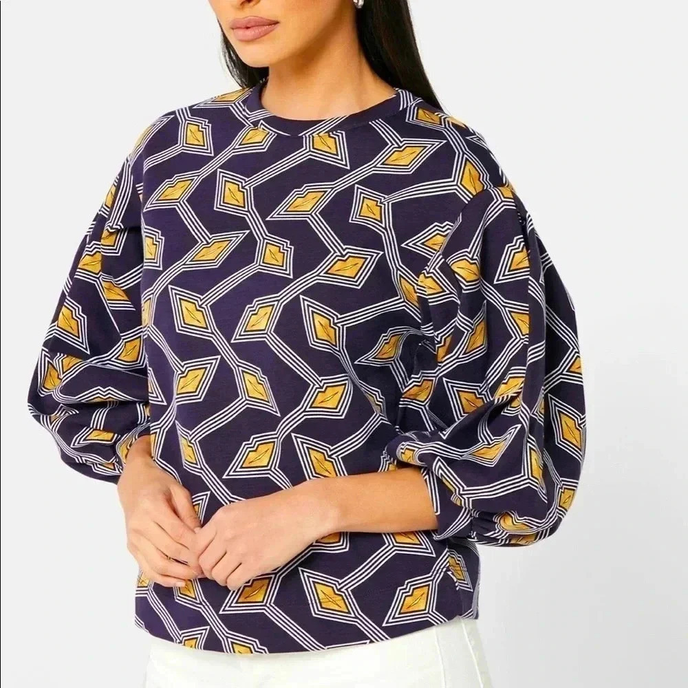 TED BAKER Lipsah Modernity Printed Sweatshirt